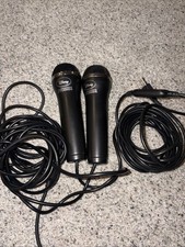 Lot Of 2 Logitech A-0234A Disney Interactive Studios Microphone PS3 Wii Xbox