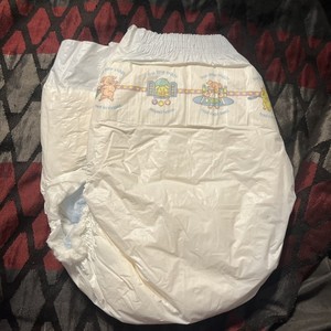 Vtg 1991 1 Plastic Collectible Huggies Pink Baby Steps 2 M Diaper KCC Lil Piggy