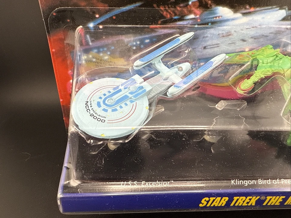 a 1993 Micro Machines Star Trek USS EXCELSIOR KLINGON BIRD OF PREY RELIANT - Image 2 of 4