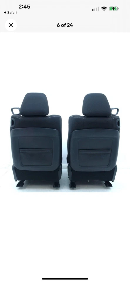 Dodge Charger Scat Pack 2015-2023 asientos delanteros y traseros interiores de tela 15-23 OEM Foto 3 de 4