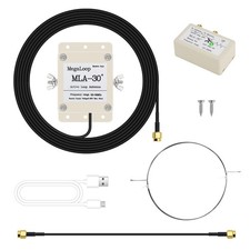 0.5-30MHz Ring Active Receive Antenna SDR Loop Low Noise Medium Short Wave Radio
