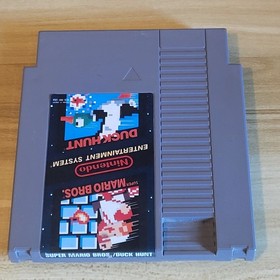 1985 Nintendo NES Super Mario Bros. & Duck Hunt Cartridge Only Tested & Works