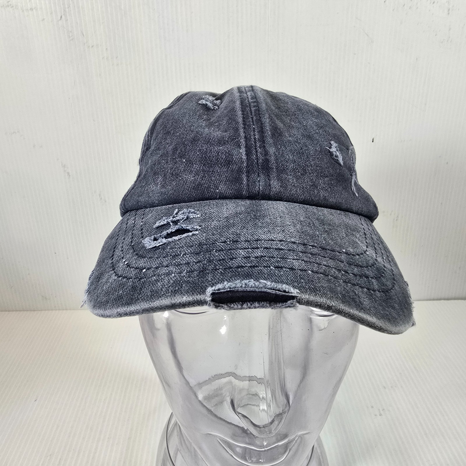 PONY Cappello da donna C.C Exclusives berretto da baseball blu TAGLIA UNICA invecchiato coda di cavallo