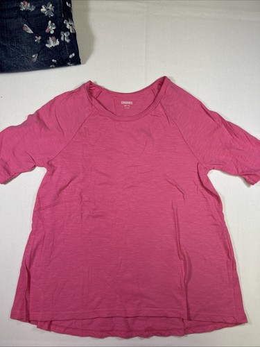 Completo bambina Gymboree (2) pezzi jeans blu dipinto e camicia rosa taglia M 7-8 usato in ottime condizioni - Foto 12 di 17