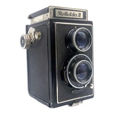 EasyBuy Reflekta II TLR 75mm F/1:3.5 Red V ROW Pololyt 1:3.5 Roll Film Black