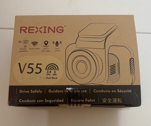 Rexing V55 Dashcam New in Box.  You Always Wish You Had One ! Do NoT MiSS! WoW!!