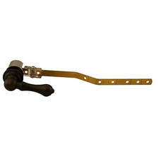 Universal Toilet Tank Trip Lever for Front or Side Mount with 8 In. Adj. Brass A