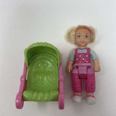Fisher Price Loving Family Toddler Girl Doll & Accessories Teddy Bear Stroller