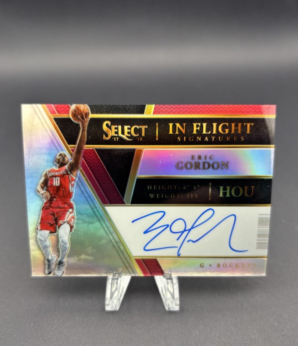 2017-18 Panini Select Eric Gordon In Flight Signatures Prizm Auto /149 #IF-ER