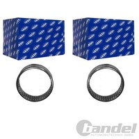 2X Sasic Achslager Buchsen Hinten Passend FüR Peugeot 206 206+