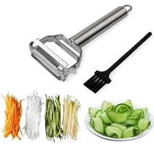 Julienne Peeler Stainless Steel Cutter for Vegetables and Fruits