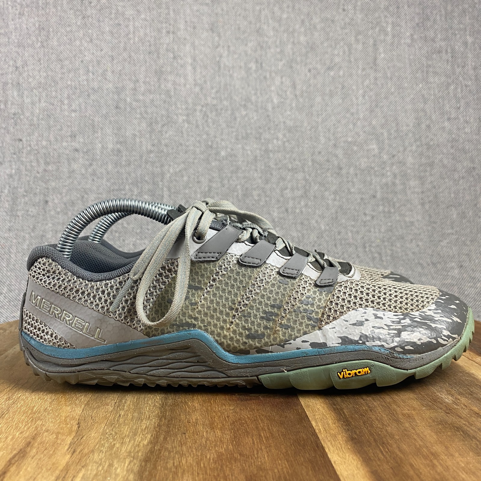 Merrell Trail Glove 5 scarpe donna 9 5 piedi nudi corsa escursionismo sneaker grigio