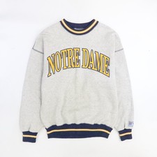 Vintage Notre Dame Fighting Irish The Game Crewneck Sweatshirt Large 90s NCAA