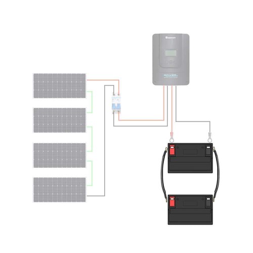Battery Interconnect Cable 12in 4AWG Power Inverter 100% Copper 5/16in Rings - Picture 4 of 5