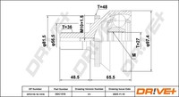 Gelenksatz Antriebswelle Dr!Ve+ DP2110.10.1516 FüR Volvo S60 1 384 V70 2 285 S80