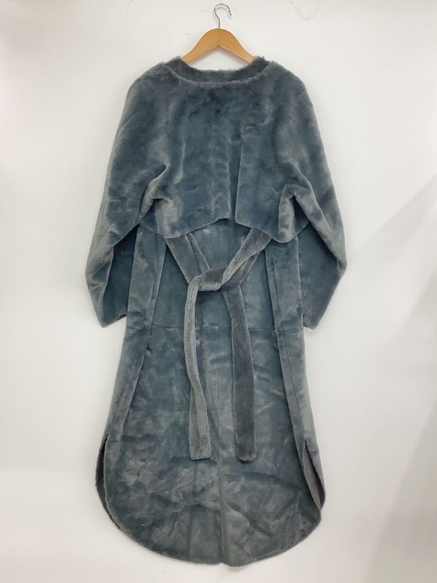 AMERI Gray Polyester Solid Coat M Stylish Casual … - image 2