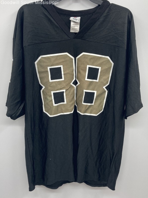 Large Men’s Black Team Apparel NFL New Orleans Saints Shockey #88 Jersey