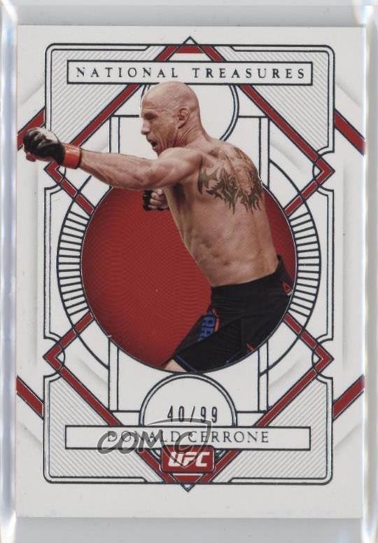 2021 Panini Chronicles UFC National Treasures 40/99 Donald Cerrone #368 sq1