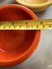 1 Vintage Fiestaware 4 3/4" fruit Berry bowl Red