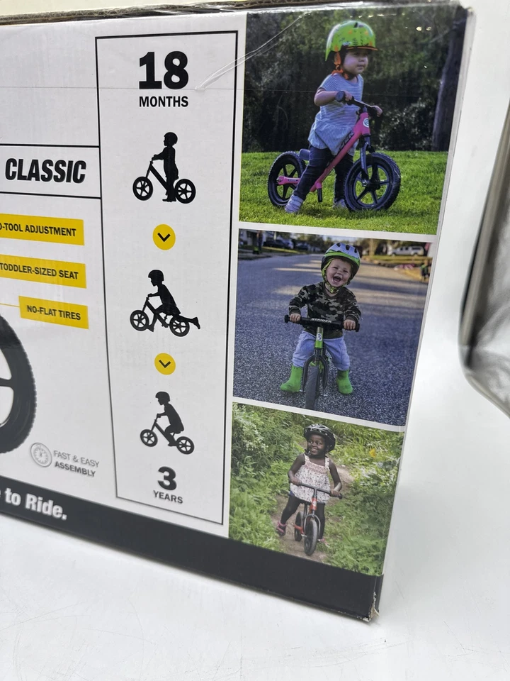 BICICLETA DE EQUILIBRIO STRIDER CLASSIC 12" PARA NIÑOS - AZUL Foto 2 de 4