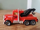 Vintage 1981 MATCHBOX PETERBILT Eddies Wrecker Truck Old Car Tow
