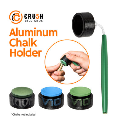 Cru5h Billiards Aluminum Chalk Holder For Taom V10 & Pyro Chalk