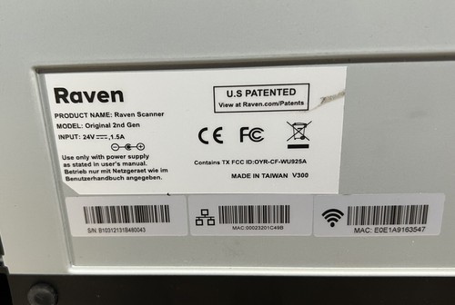 Raven Original Document Scanner - Huge Touchscreen- 2nd Gen - Black, Please Read - Photo 12/12