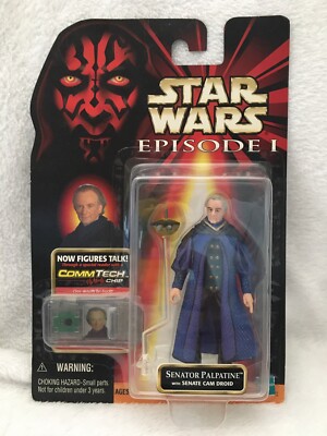 Hasbro Senator Palpatine With Senate Cam Droid Action Figure