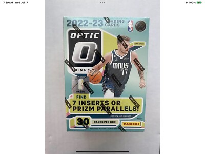 NEW Panini Donruss Optic NBA Basketball Blaster Box Paolo Chet RC 2022-23