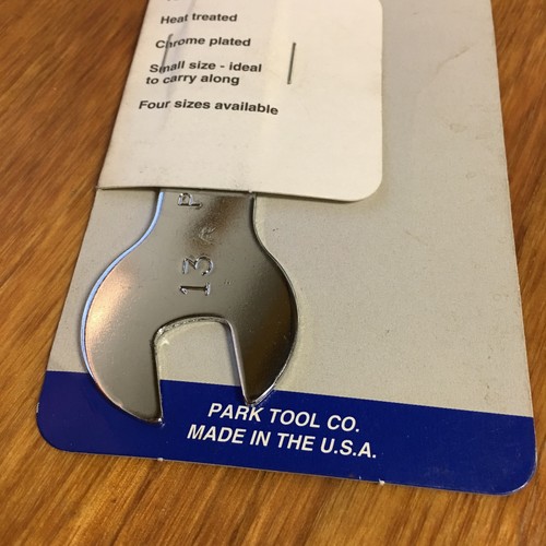 PARK TOOL DOUBLE-ENDED CONE WRENCH 13MM - 14MM - Picture 3 of 4