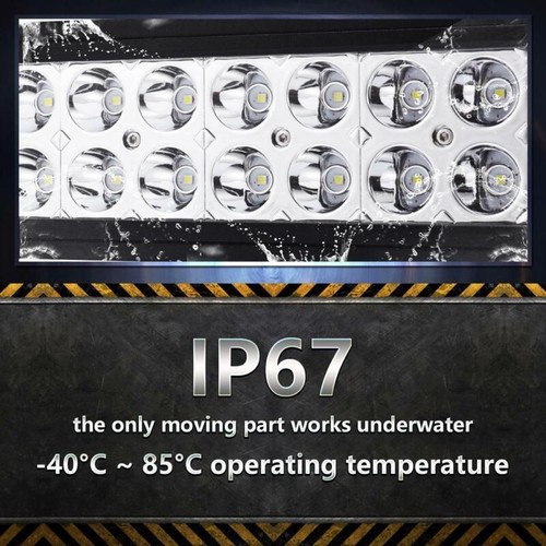 22 inch 280W LED Light Bar Spot Flood Bumper Driving Offroad 4X4 UTE Boat 24" - Foto 7 di 12