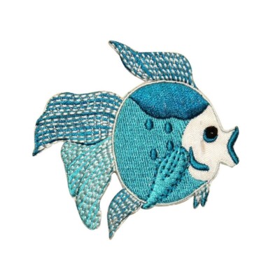 ID 0249 Tropical Beta Fish Patch Aquarium Fishing Embroidered Iron On ...