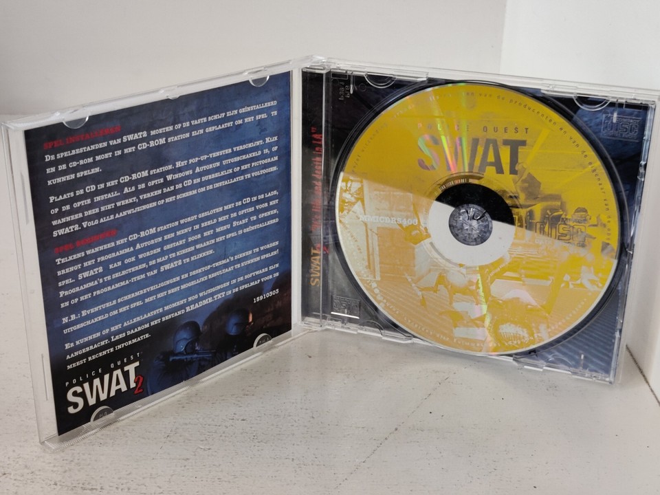 SWAT 2 Police Quest – Jeu PC CD-ROM, Bon état, Boîte Complète