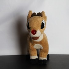 Rudolph The Red Nose Reindeer Blinking Nose 7" Plush The Island of Misfit Toys