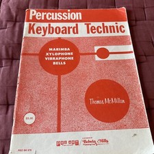 Percussion Keyboard Technic Marimba Thomas McMillan Pro Art 678 Sheet Music Book