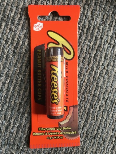 New Official Reeses Pieces Peanut Butter Cups Flavoured Lip Balm Reese's - Picture 3 of 3