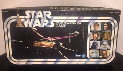 Vintage 1977 Kenner Star Wars Escape From Death Star Board Game #40080~Complete