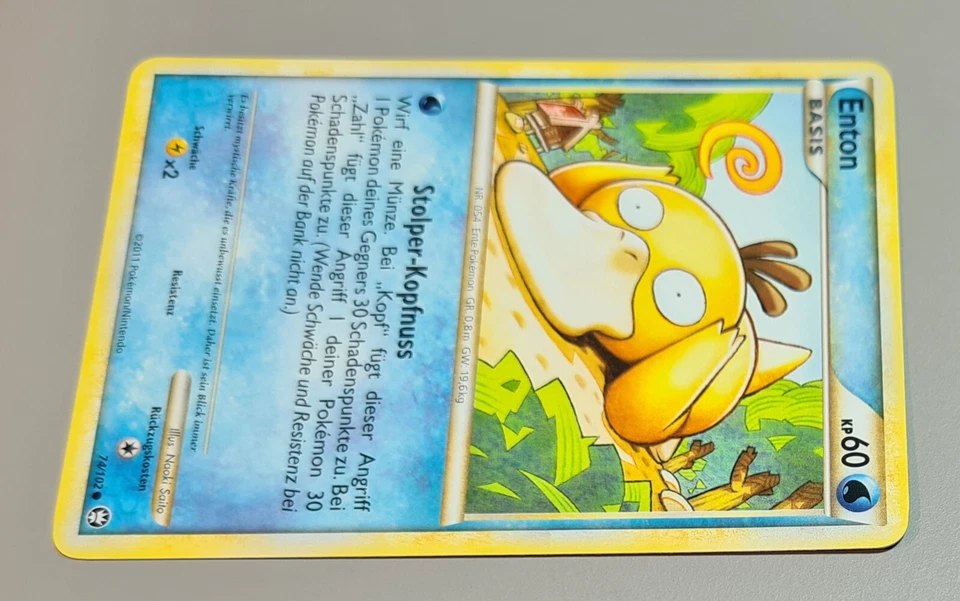 Enton # 74/102 Common HS Triumph (Triumphant) 2010-11 Pokemon Deutsch Mint - Bild 2 von 3