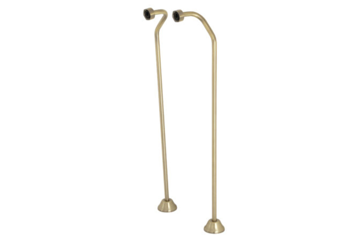 Kingston Brass CC473 Double Offset Bath Supply, Antique Brass | eBay