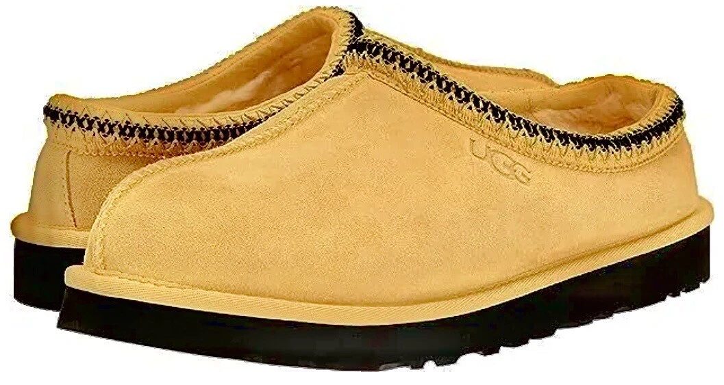 UGG Rare TASMAN Men s 13 Slippers Suede Sheepskin Moccasins