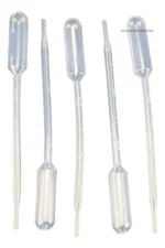 50 Disposable Plastic Pipette Eye Droppers Transfer Liquids Mix Airbrush Paint