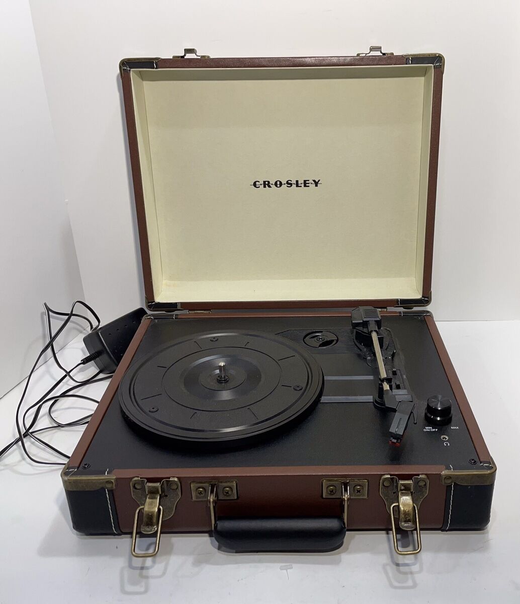 Crosley CR6019A-BR Brown Suitcase Record Player USB Crosley CR6019A-BR Brown Suitcase Record Player USB
