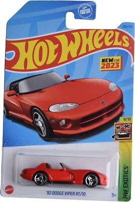 Hot Wheels - 2023 Hw Exotics 9/3m92 Dodge Viper Rt/10 236/250 (BBHKG71)