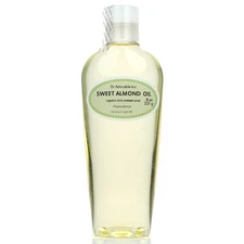8 OZ ORGANIC  SWEET ALMOND OIL  PURE *FREE S&H !*