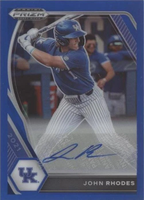 Blue Prizm Autographs