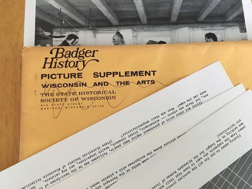 Vintage Wisconsin Historical Society Print Arts. Oldest Courthouse Building - Picture 9 of 9