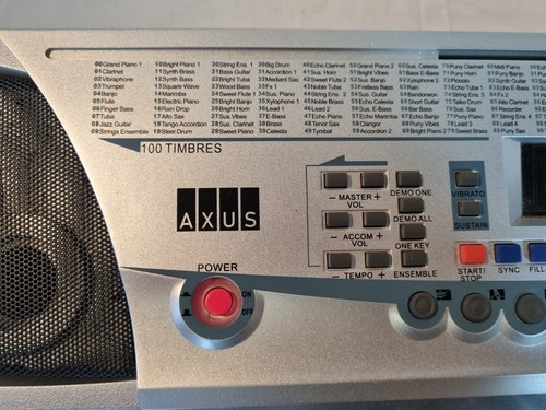 AXUS Electronic 52 Key Keyboard No AXP15 Mains & 9V DC - Picture 6 of 15