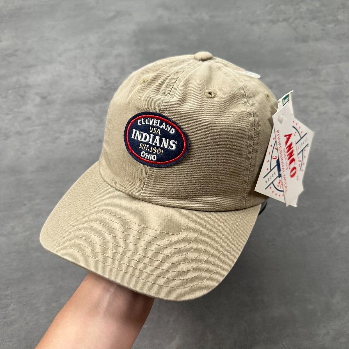Vintage Deadstock NWT Cleveland Indians Khaki Annco Hat | eBay Vintage Deadstock NWT Cleveland Indians Khaki Annco Hat | eBay