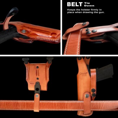 Horizontal Shoulder Holster Single Mag Case Fits, Walther