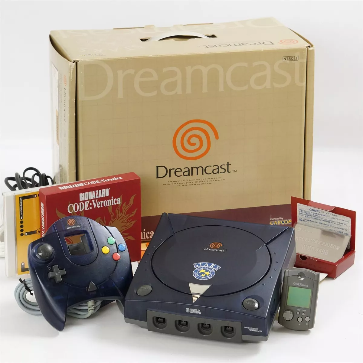 Sega Dreamcast Edição Especial Resident Evil Code Veronica Sem Uso  Impecável - Desconto no Preço